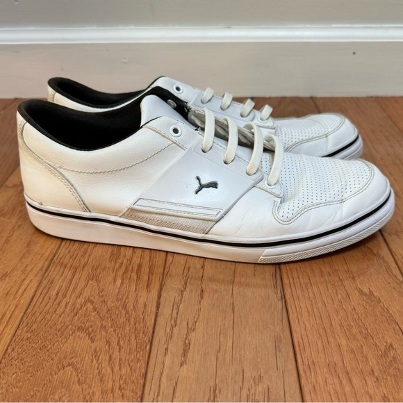 Puma Other - Puma men’s El Ace 2 white leather sneaker size 10